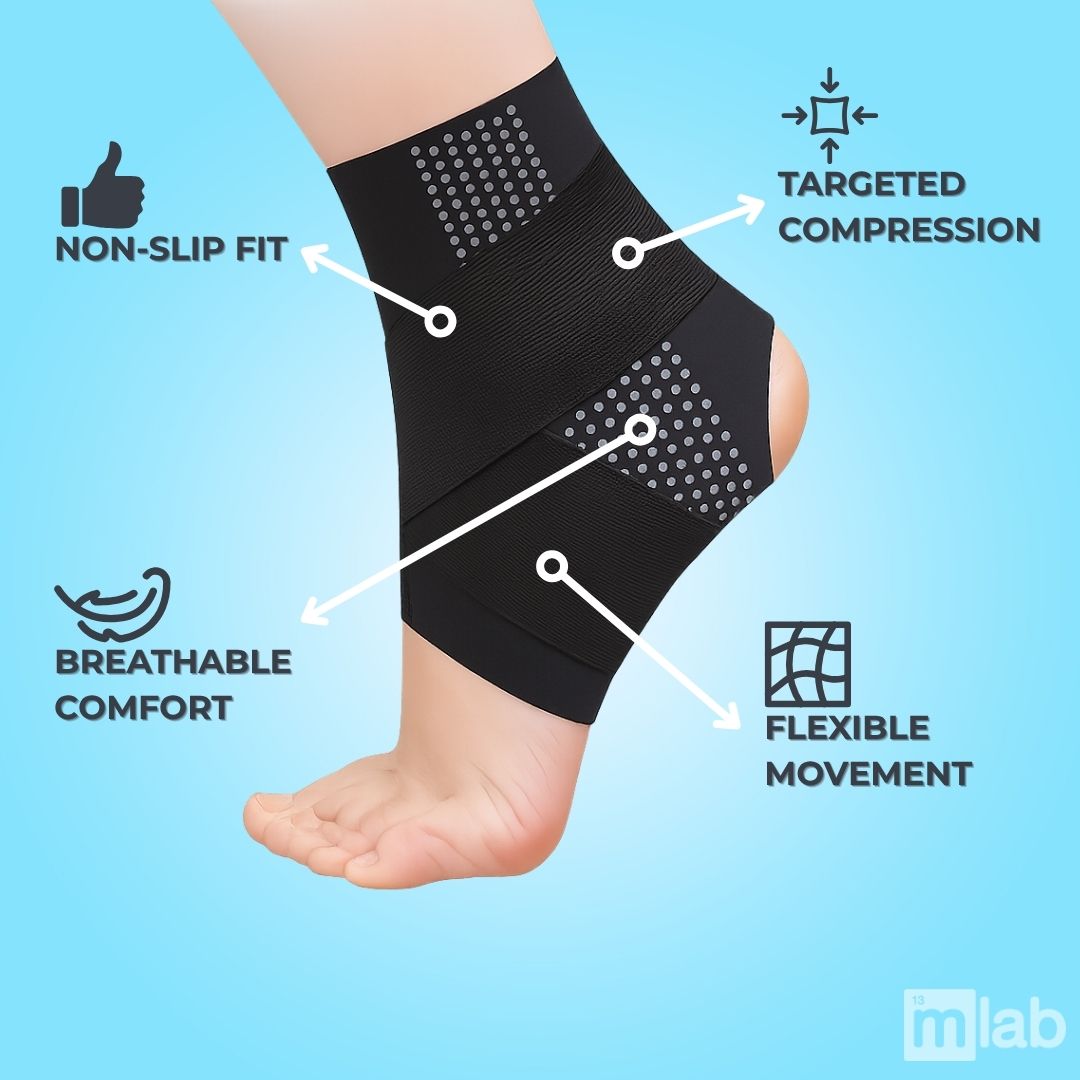 RecoverStep™ - Ankle Support Compression Sleeve