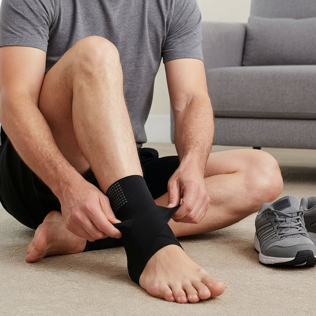 RecoverStep™ - Ankle Support Compression Sleeve