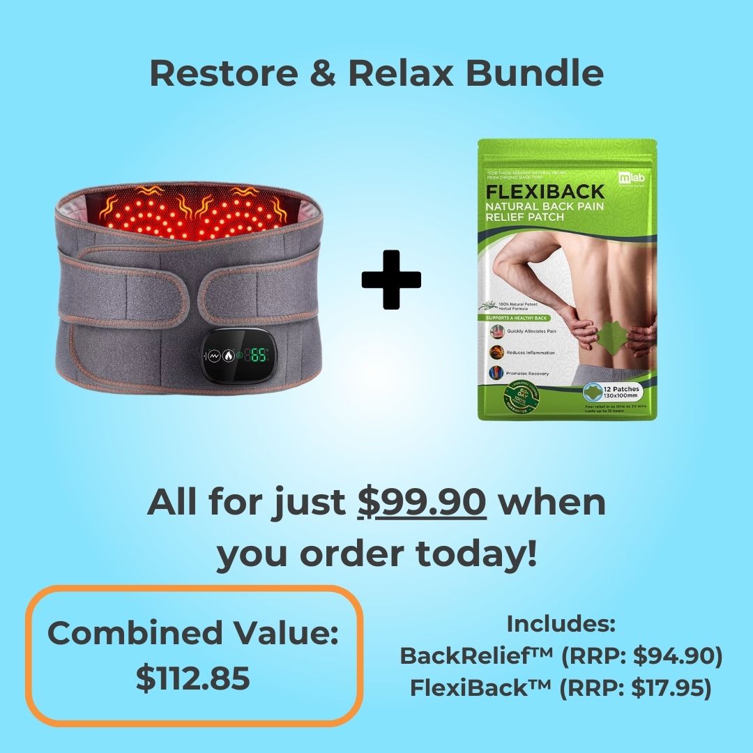 BackRelief™ - 4-in-1 Back Belt